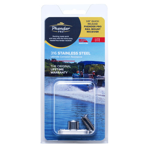 ⅜” PONTOON RAIL MOUNT RECEIVER