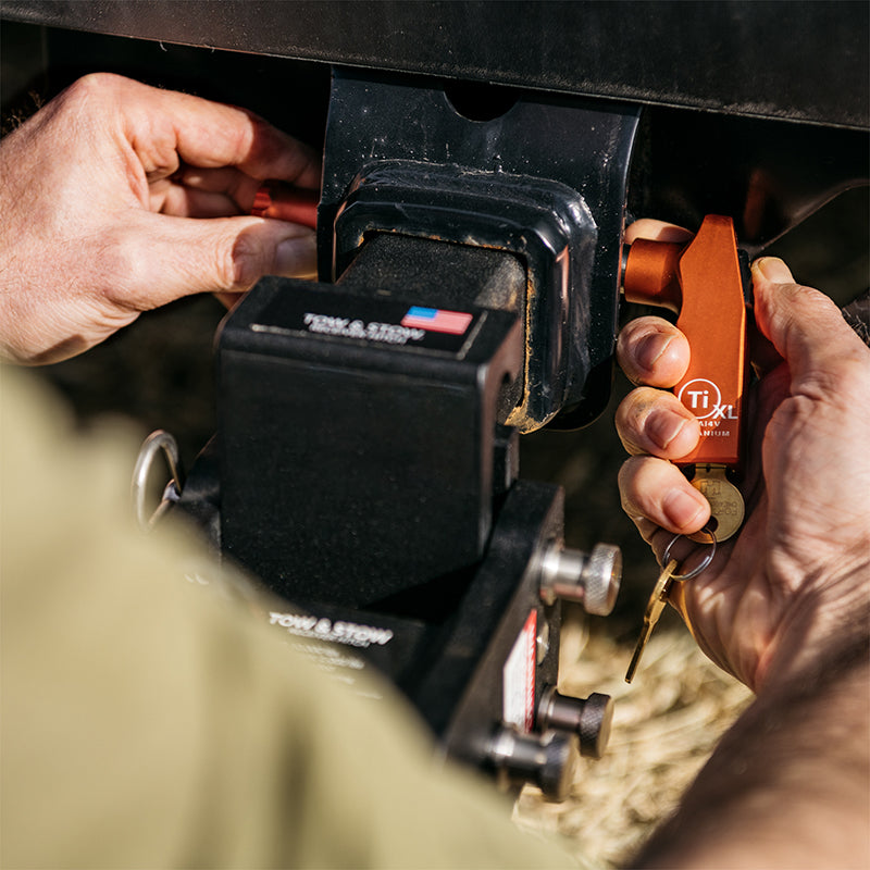 Masculine Hand Hitch Install